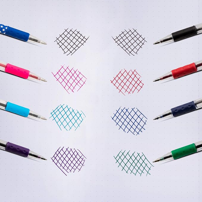 Pentel RSVP Ballpoint Pen, Fine Line, Violet Ink, Box of 12 - Image 9