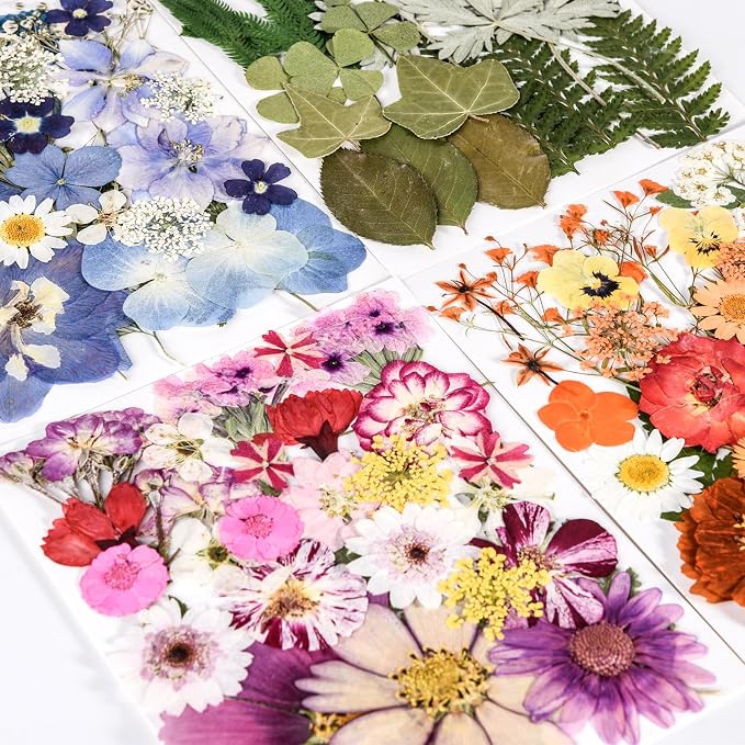 110+PCS Pressed Flowers for Resin molds Real Dried Flower Leaves for Resin - Image 4