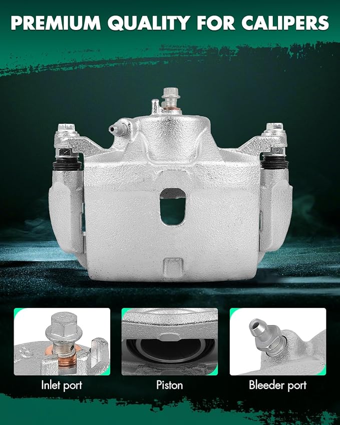 SCITOO 19B2663 Front Left Disc Brake Caliper Assembly w/Bracket For Honda For CR-V 2002-2004,For Honda For Element 2003-2011