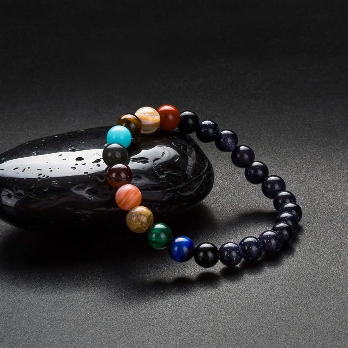 Fesciory Women Solar System Bracelet Universe Galaxy The Eight Planets Guardian - Image 3