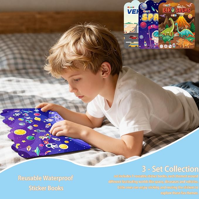 Reusable Sticker Books for Toddlers 2-4 Years - Image 4