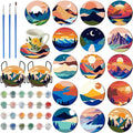 Reallnaive 16 Pcs Mountain Paint by Numbers Kit by Unknown