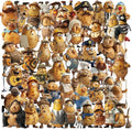 50PCS Funny Potato Meme Stickers Pack – Waterproof Clear Cute 3D Cartoon Potato by YOKSAS