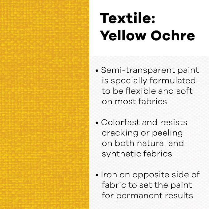 Jacquard Textile Color Yellow Ochre - Image 2