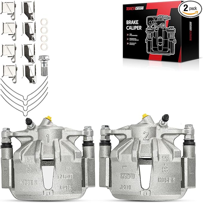 Torchbeam Front Brake Calipers Set for Toyota Camry 1997-2000, Front Left and Front Right Calipers Replace # 19B1568A+19B1569A
