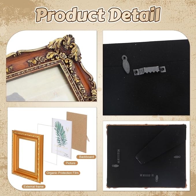Mifoci 12 Pcs Gallery Vintage Frame Set - Image 5