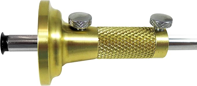 Taytools 464763 Solid Brass Wheel Woodworking Precision Marking Cutting Gauge with 2 Extra Cutters Micro Adjust Head