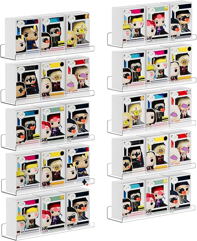 upsimples 10 Pcs 15" Acrylic Shelves by upsimples