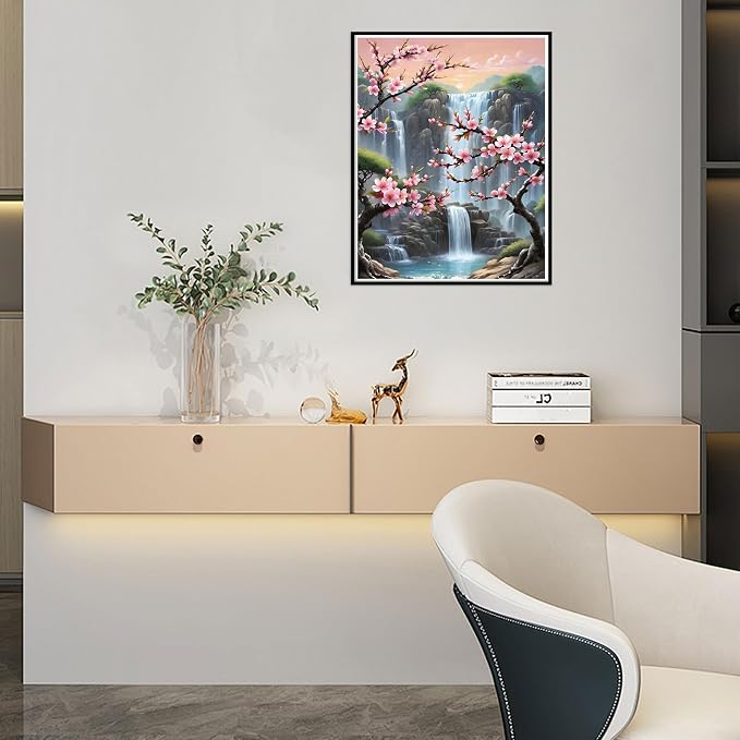 Ausanrl Plum Blossom Diamond Art Painting-Diamond Painting - Image 2
