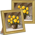 Vittanly 8x8 Picture Frames Set of 2, Ornate Vintage Photo Frame by Vittanly