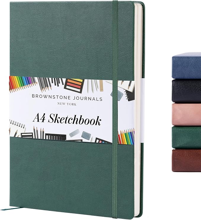 BROWNSTONE JOURNALS A4 Sketch Book Hardcover by Unknown