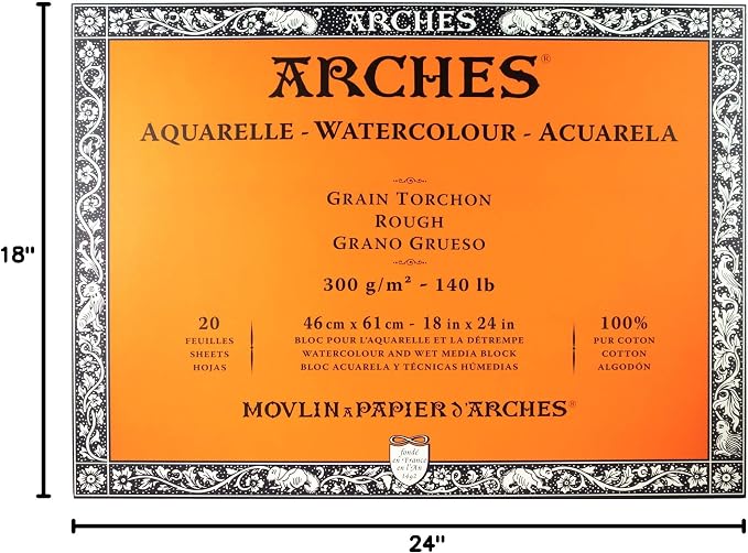 Arches Watercolor Paper Block, 140 pound - Image 3