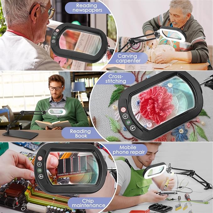 Drdefi 12X Square Magnifying Glass - Image 7