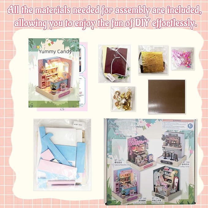 Flever Dollhouse Miniature DIY House Kit Creative Room - Image 6