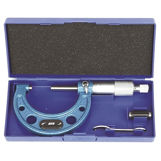 HFS(R) Solid Metal Frame Outside Micrometer (1-2"x0.0001")