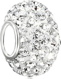 925 Sterling Silver Sparkle Simulated Birthstone Charms by Unknown