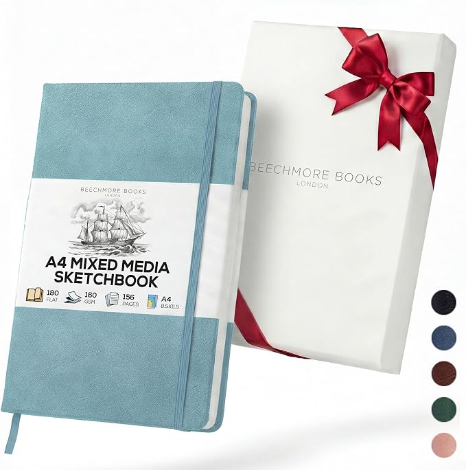 Beechmore Books A4 Mixed Media Sketchbook by BeechmoreBooks