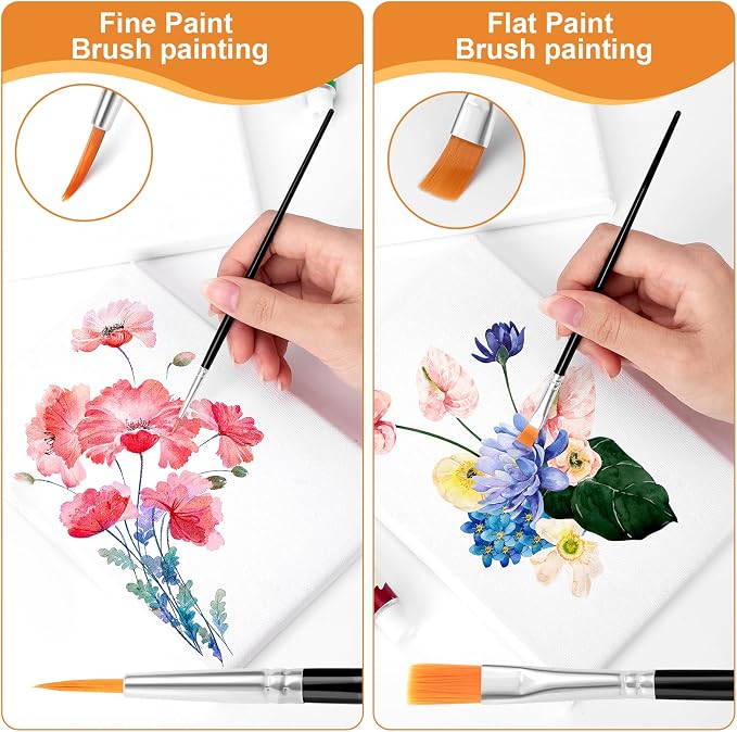 AROIC Small Paint Brushes Bulk, Acrylic Paint Brush - Image 5