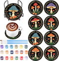 Reallnaive 8 Pcs Mushroom Paint by Numbers Kit by Unknown