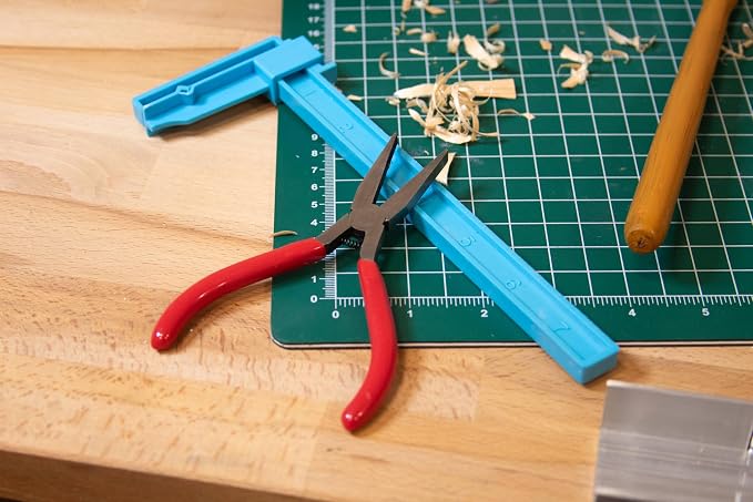 Excel Blades 4-Pack 7-Inch Mini Bar Clamps, Adjustable Plastic, USA Made - Image 6
