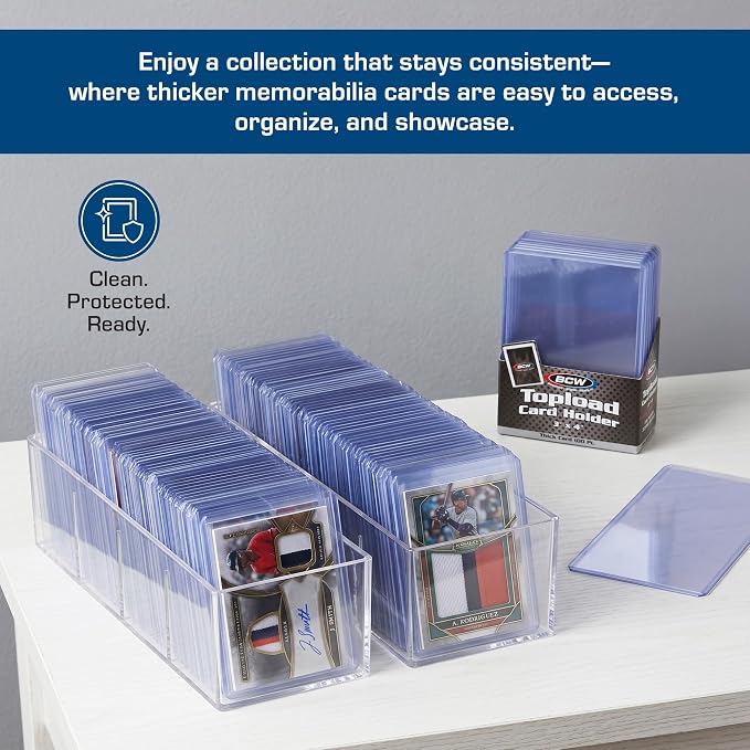 BCW 108 PT. Thick Card Topload Holder - Image 7