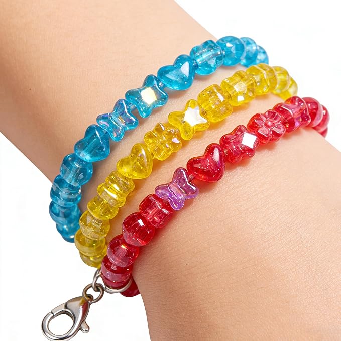 800PCS 6x9mm Valentine's Day Red Theme Pony Beads Bulk, Kandi Beads - Image 9