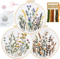 RidaaFri Embroidery Kit for Beginners, Hand Embroidery Practice Kit by RidaaFri