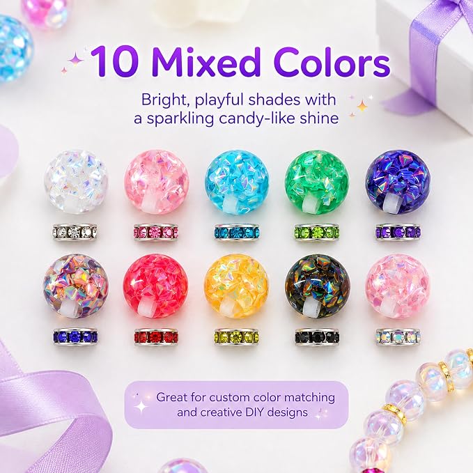 250 Pcs Beads for Pens - 16mm Focal Beads for Beadable Pens - Image 5
