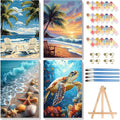4 Pack Paint by Numbers for Adults by xackcme