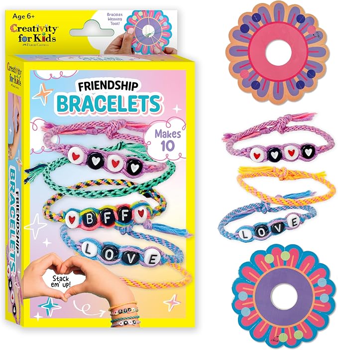 Creativity for Kids Best Friends Bracelets Mini Craft Kit: Create 10 Friendship by CreativityforKids