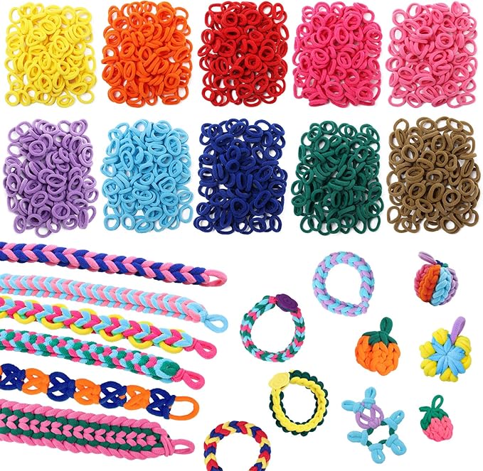 DDAI Bracelet Making Toys Refill Loops Elastic Cloth Band by DDAI