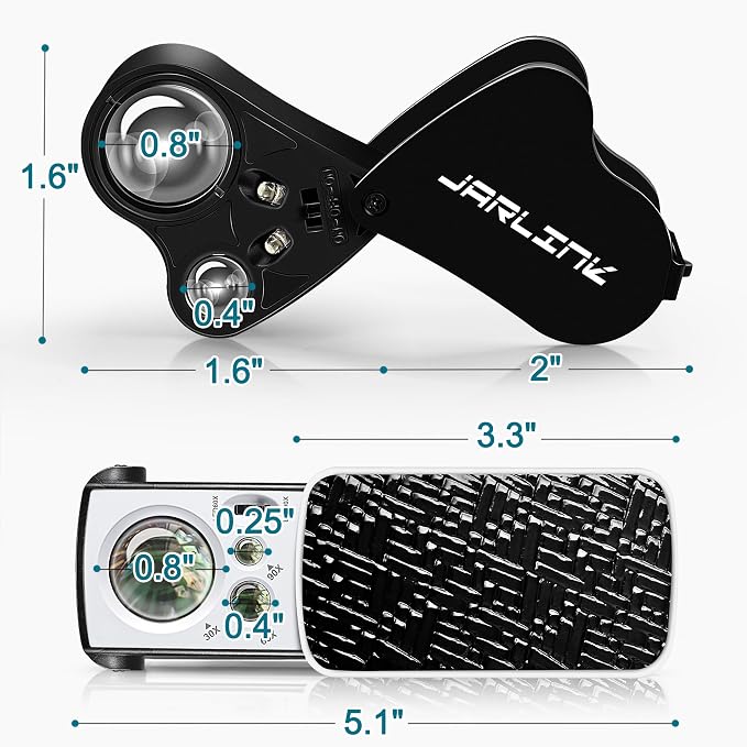 JARLINK 3 Pack Jewelers Loupe - Image 7