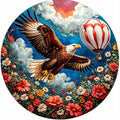 Reouinty Flower Eagle Wooden Adult Puzzle 200 Pieces, Beautiful Jigsaw Wooden by Reouintywoodenpuzzle