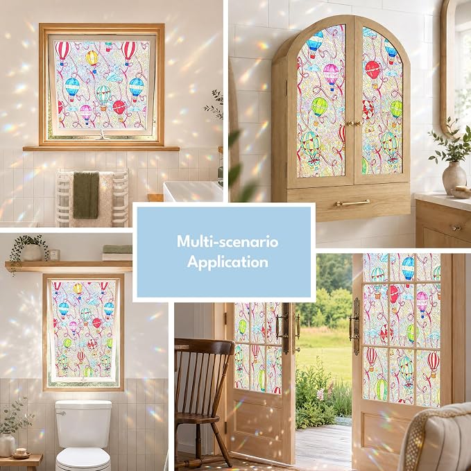 ADD.HERES Window Privacy Film, Stained Glass Decorative Static Cling, Removable - Image 7