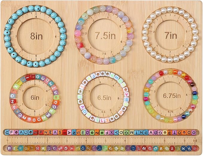 Petoysoso Bead Board for Jewelry Making, Bamboo Beading Board for Jewelry by JewelryMakingSupplies