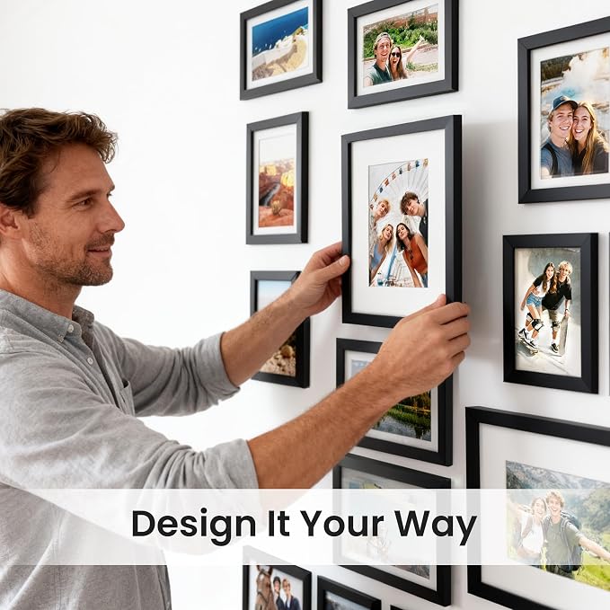 upsimples 19 Pack Picture Frames Collage Wall Decor - Image 7