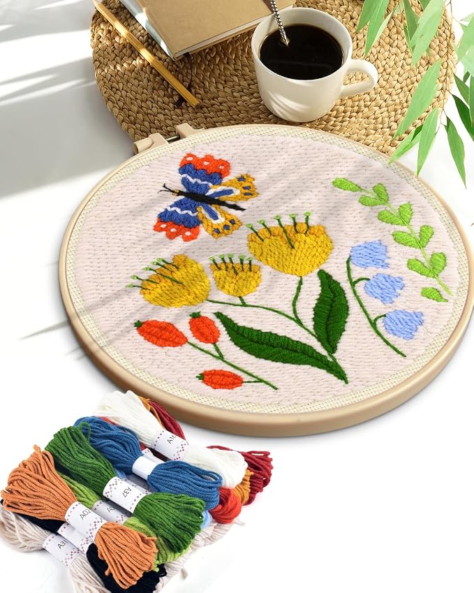 TINDTOP Punch Needle Kits, DIY Punch Embroidery Kits - Image 7