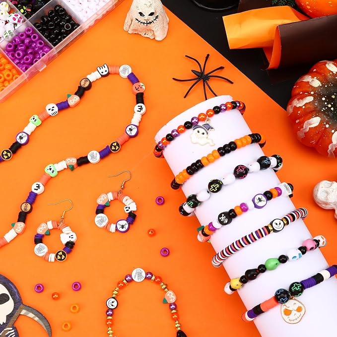 UPINS Halloween Bracelet Making Kit Beads - Image 5