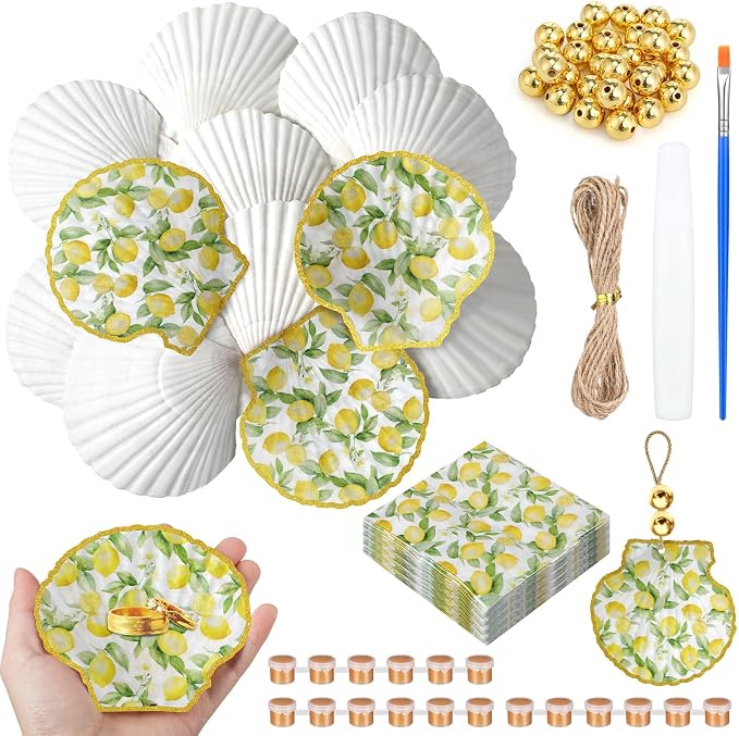 Gilprop 12 Pcs Large Scallop Shells by Gilprop