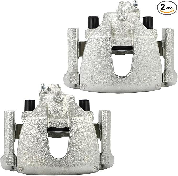 cciyu Front Left & Right Brake Calipers Assembly w/Bracket 19B2942E 19B2943E 2008-2013 For Mazda For 3,2010-2013 For Mazda For 3 Sport,2008-2010 2012-2015 For Mazda For 5