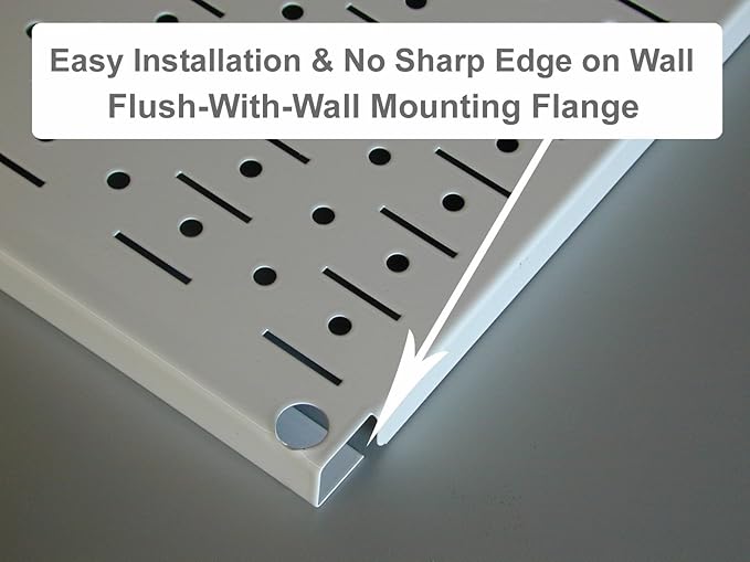 Wall Control Pegboard 32in x 16in Green Metal Pegboard Tool Board Panel