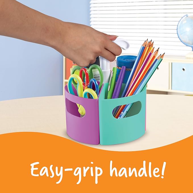 Learning Resources Create-a-Space Storage Mini Center Pink - Image 4