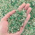 0.5 Lb/230g Green Aventurine Crystal Chips Bulk Crushed Stones, Natural by EZEELAI