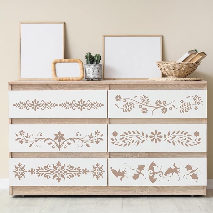 Keluna Border Stencils for Painting - Image 4