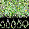 200-260PCS TINKRSTUFF Assorted Green Acrylic Beads by TINKRSTUFF