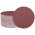 HARFINGTON 50 Pcs 6 Inch Sanding Disc 100 Grit Hook and Loop Sandpaper Random Orbital Sander Pads for Woodworking Automotive Metal Polishing