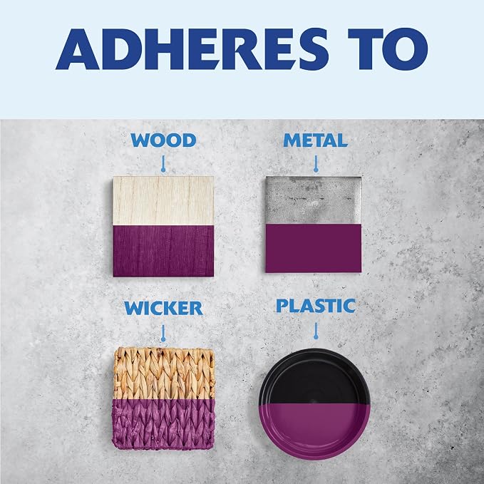 Rust-Oleum Painter's Touch 2X Ultra Cover Spray Paint, Satin Aubergine | Indoor - Image 5