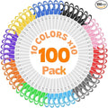 100Pack Kids Scissors Bulk, 5 Inch Scissor for School Student Teacher, Scissors Bulk Classroom Safety Scissor for Kindergarten Preschool Classroom Office Home Craft Cutting Paper