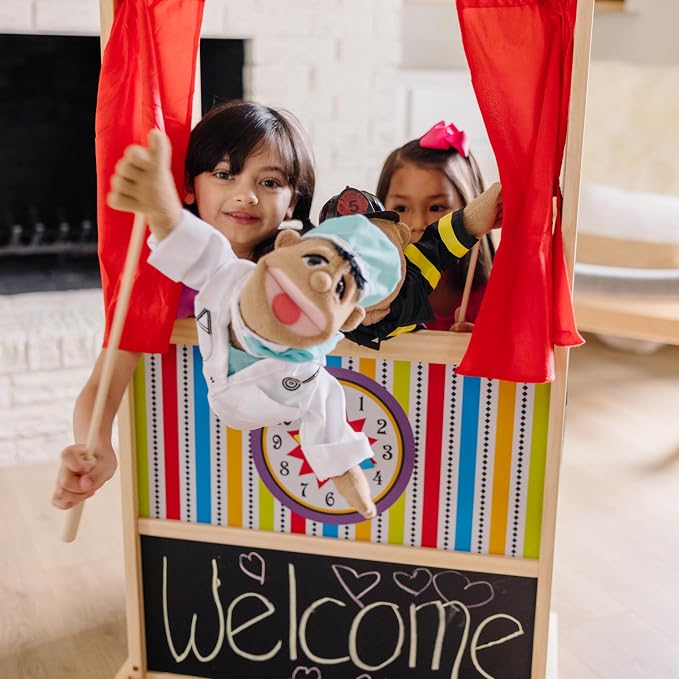 Melissa & Doug Deluxe Puppet Theater - Image 4