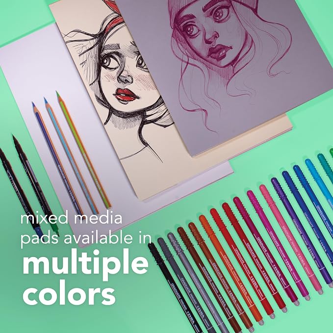 Canson Graduate Natural Mixed Media Pad, 11x14 inch, 20 Sheets | Artist Paper - Image 5